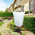 thumbnail image 1 of Fiudx Funda Gruesa Antifrío, Protección Contra Heladas Invernales, Diseño Resistente a La Intemperie, Cierre con Cordón, Protección para Plantas de Jardín, Versátil para Arbustos y Árboles, Tamaño 80, 1 of 7