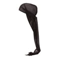 thumbnail image 1 of Wrinkle Free Extra Long Du-Rag - Black, 1 of 2