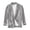 Grey, variant on Migroa Men's Blazer Casual Sport Coats Linen Suit Jackets Business Lightweight Daily Suits Beige L