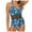 Blue, variant on FcBaudy Womens Swimsuits Bathing Suit for Women Plus Size Swimsuit for Women Women Flowers Print Bikini Swimwear Push-Up Swimsuit Bathing Suit Women Swimsuit
