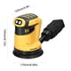 thumbnail image 5 of Lijadora orbital inalámbrica con motor de cepillo de 125 mm, amoladora de madera, coche eléctrico, 5 of 8