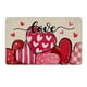 thumbnail image 2 of Felpudo de San Valentín, felpudo de bienvenida para exteriores, para puerta de entrada, con gnomos de San Valentín, regalos de corazones de amor, felpudo antideslizante, alfombra de entrada interior,, 2 of 8