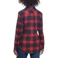 thumbnail image 3 of Weatherproof Vintage Women's Button Down Flannel Shirt (Red Plaid, Medium), 3 of 4