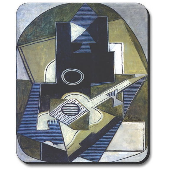 Art Plates Mouse Pad - Picasso: L'Homme a la Guitar