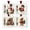 Snowman & Gingerbread, variant on 4 Pack Tree & Baubles Christmas Diamond Painting Money Holder Ornaments, DIY Acrylic Cash Gift Crafts with Rhinestones for Tree Decor and Holiday Cash Gifts, 3.94 Inch, Set