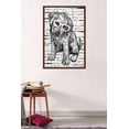 thumbnail image 2 of PD Moreno - Dog Glasses Wall Poster, 22.375" x 34", Framed, 2 of 2