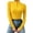 Yellow, variant on Thermal Underwear, Women Casual Autumn and Winter Multicolor Button Decoration Midhigh Collar Knitted Sweater Long Sleeved Top One Size under $10