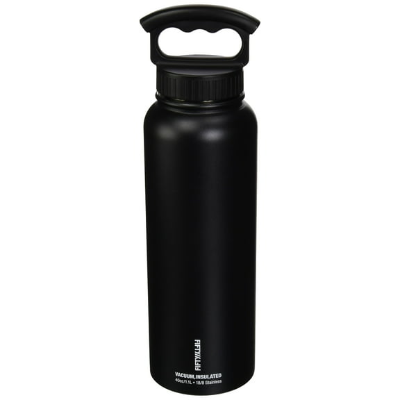 FIFTY/FIFTY V40006BK0 40oz Black Vacuum Insulated Bottle, 1 Pack