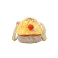 thumbnail image 4 of Bolsa bandolera de punto con diseño de hongo bonito para mujer (amarillo) Likrtyny Para Estrenar, 4 of 9