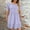 B208 Purple womens summer dresses clearance under $5, variant on Xqxayjr Summer Flowy Swing Aline Tiered Knee Length Midi Sun Dress for Womens Vacation Dresses Plus Size Ruffle Short Sleeve Crewneck Trendy Outfits Evening Dress