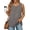 Grey, variant on MOSHU Plus Size Tank Tops for Women Henley Sleeveless Shirts Summer Button Down Womens Tops