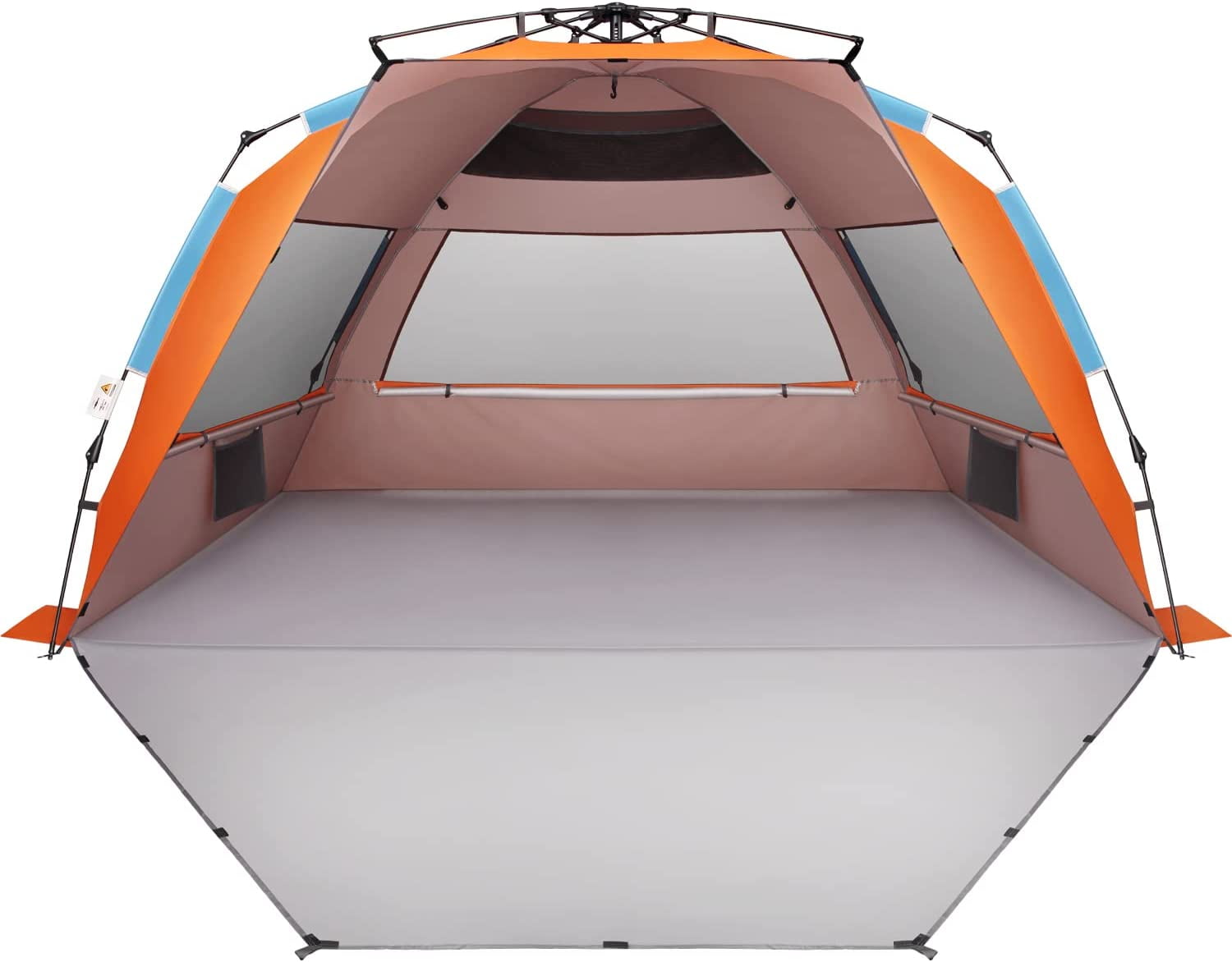 Oileus XXLarge Beach Tent Sun Shelter for 56 Person Portable Sun