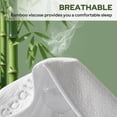 thumbnail image 4 of BEDLORE Twin Mattress Protector Waterproof, 3D Air Fabric Bamboo Mattress Cover Breathable Noiseless with 6"-15" Deep Pocket(White), 4 of 9