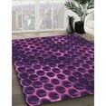 thumbnail image 2 of Ahgly Company Indoor Rectangle Patterned Dark Orchid Purple Area Rugs, 7' x 10', 2 of 6