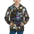 thumbnail image 4 of Youth Cartoon Hoodie Fashion Long Sleeve Kids Pullover Coat Casual Hoody Hooded Sweatshirts for Boys Girls, 4 of 8