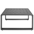 thumbnail image 6 of Lirienne Outdoor Patio Aluminum Coffee Table in Gray, 6 of 9