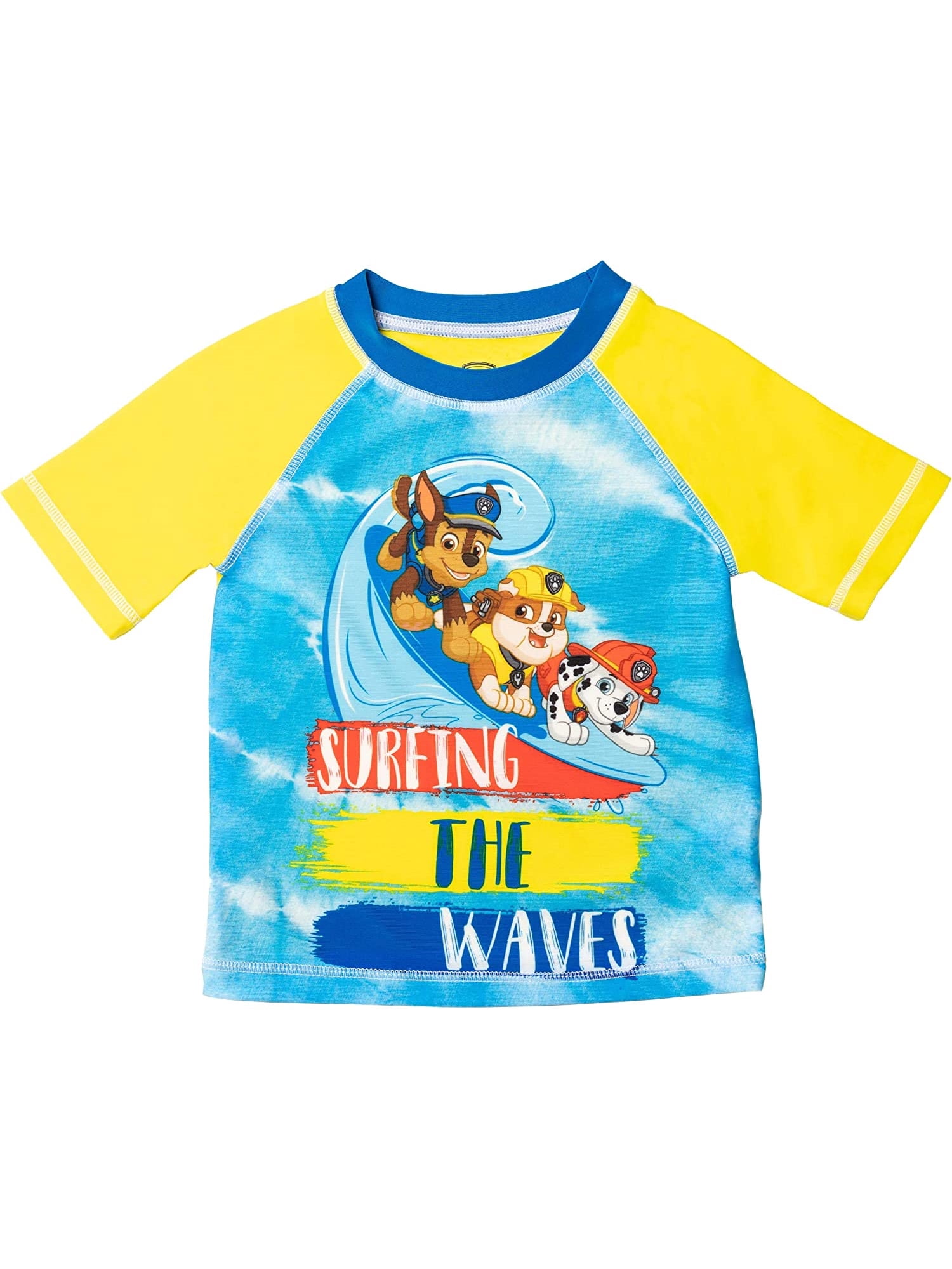 Paw Patrol Boys' Surfing the Waves Rash Guard (Toddler Boys)