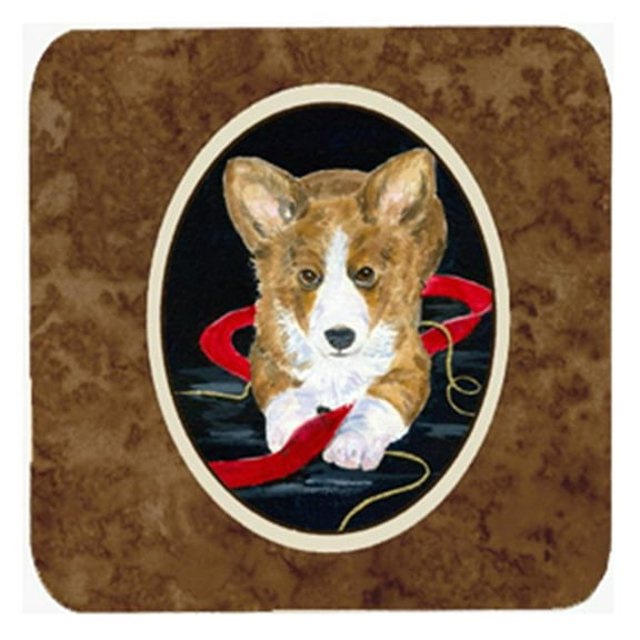 Corgi Foam Coasters, Set Of 4