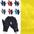 thumbnail image 2 of Guantes de esquí cálidos y resistentes al viento con pantalla táctil y forro polar antideslizante para deportes al aire libre, otoño e invierno, para hombres y mujeres, 2 of 2