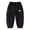 A-Black167, variant on JAJAHO Boys Cargo Jogger Pants For Kids 4-10Y Elastic Waist Baggy Streetwear Multi Pockets Ankle-Tied Trousers
