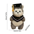thumbnail image 3 of YiBai 2025 Graduation Decorations, Graduation Decorations 2025, Graduation Hat Doll 4.7-inch Doll 2025 Graduation Gift/Celebration Souvenir/Home Decoration #.443, F, 3 of 7