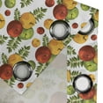 thumbnail image 4 of Ambesonne Fruits Grommet Curtain, Autumn Harvest Season Theme, 50" x 72", Burnt Sienna and Yellow, 4 of 6