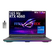 ASUS ROG Strix G16 Gaming Laptop, 16'' WUXGA 165Hz Display, Intel Core i7-13650HX, NVIDIA GeForce RTX 4060, 4zone RGB Backlit Keyboard, Win 11 Pro, Gray, 128GB SnowBell USB Card(16GB DDR5 | 512GB SSD)