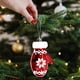 thumbnail image 4 of Adornos Navideos Pintados a Mano, Decoracin De Rbol De Cristal, Estilo Artesanal, Para Fiestas En Casa, Uso Interior Y Exterior, Detalles En Rojo Y Dorado, Decoracin Festiva Para El, Ukhbmc, 4 of 9