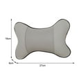 thumbnail image 4 of Pu Leather Car Neck Pillow Comfortable Pillow Cushion Headrest Pillow A1W7, 4 of 9