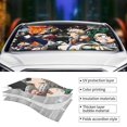 thumbnail image 5 of My Hero Academia Car Windshield Sun Shade, Front Window Sun Shades, Visor Shield Cover For Car Suv Truck, Visor Protector Blocks Uv Rays, Keep Your Vehicle Cool, Small, 51*27.5 Inch, 5 of 8