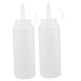 thumbnail image 4 of Raindrops 2-Pack Plastic Sauce Dispensers with Simple Design for Kitchen Storage and Home Use, 4 of 8