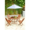 Delahey 6-Piece Mini Dining Set With Umbrella