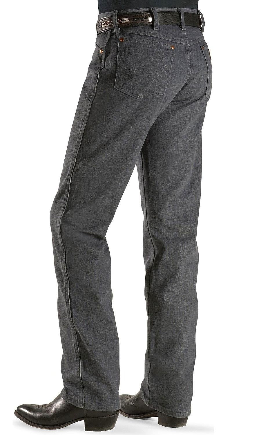 Wrangler - wrangler mens 13mwz cowboy cut original fit jean, gray, 35w x 36l - Walmart.com