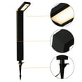 thumbnail image 3 of C Cattleya Low-voltage Black Aluminum LED Landscape Path Lights with Frosted Glass Shade(4-Pack), 3 of 7