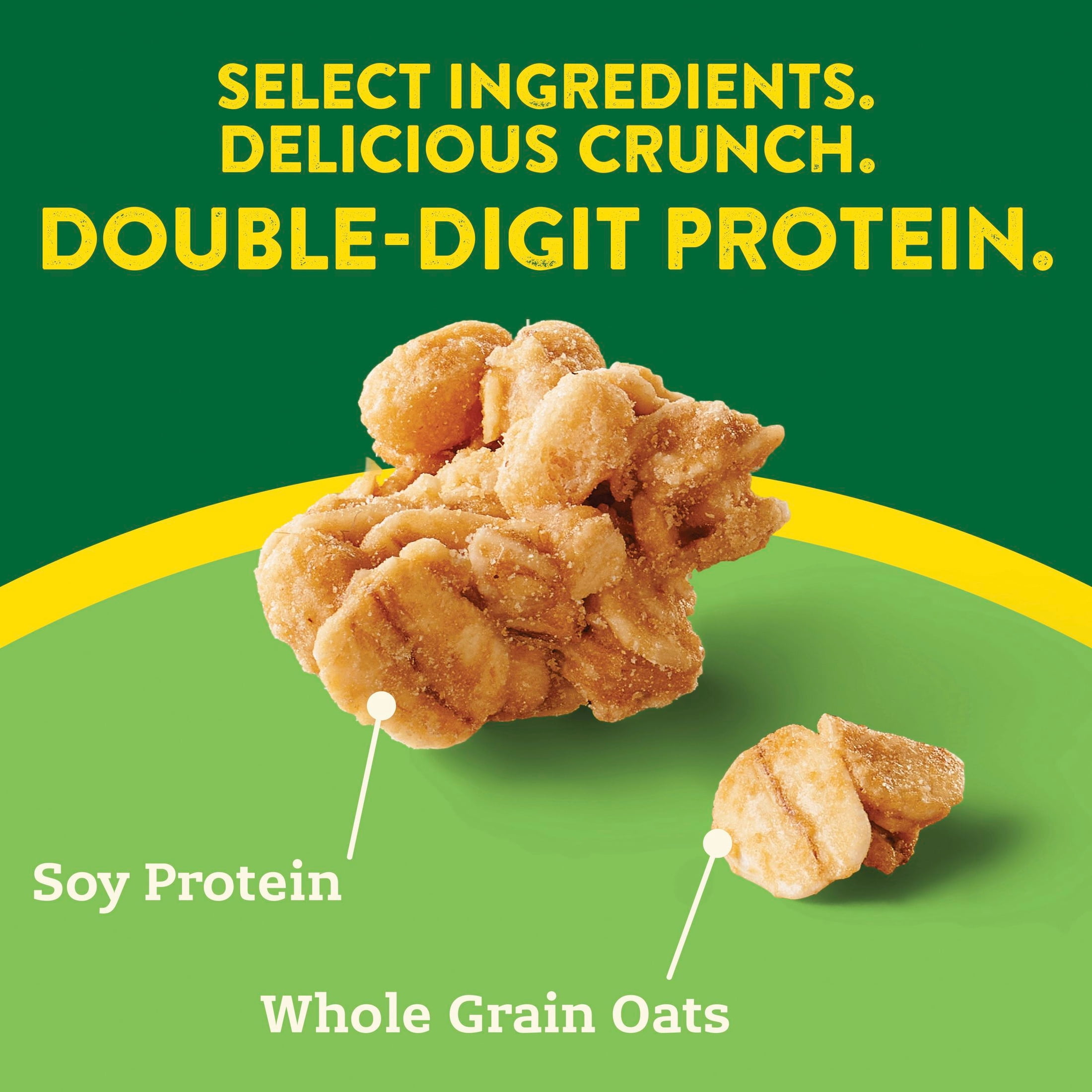 (4 pack) Nature Valley Protein Granola, Cinnamon Roll Flavor, Resealable Snack Pouch, 11 oz