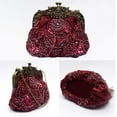 thumbnail image 6 of HMSHA Vintage 1920s Beaded Evening Bag Pearl Clutch Bag for Women Bridal Wedding Purse Sequin Rhinestone Handbag, 6 of 6