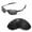 Black, variant on Walleva Polarized Replacement Lenses for Oakley X Metal XX Sunglasses-Black