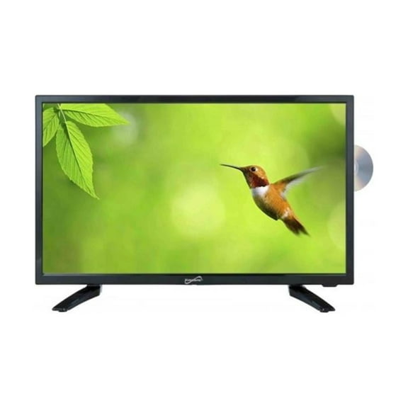 Supersonic 19” LED HDTV with DVD, USB/SD, HDMI INPUTS