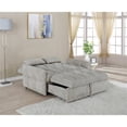 thumbnail image 6 of Cotswold Upholstered Convertible Sleeper Sofa Bed Light Grey, 6 of 7