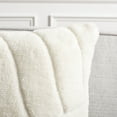 thumbnail image 3 of SAFAVIEH Verli Solid Pillow, 21" x 21", Ivory, Set of 2, 3 of 5