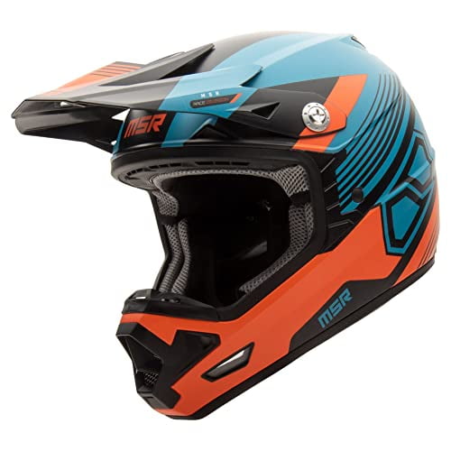 MSR Mav4 Sensor Helmet w/MIPS(X-Large, Blue/Orange)Motorcycle Off Road Dirt Bike