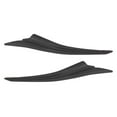 thumbnail image 2 of Aramox 2Pcs Carbon Fiber Style Bumper Fin Lip Splitter Diffuser Rubber Spoiler Universal Car Modification Body Parts, 2 of 8