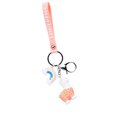 thumbnail image 3 of 1Pc Cartoon Keychain Alpaca Shaped Hanging Pendant Key Ring Bag Decoration（Orange）, 3 of 9