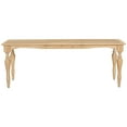 thumbnail image 5 of 82.7inch Dining Table With Extendable Part, Vintage Theme, Solid Wood Style Table, Holds 8 Guests Easily, 5 of 6
