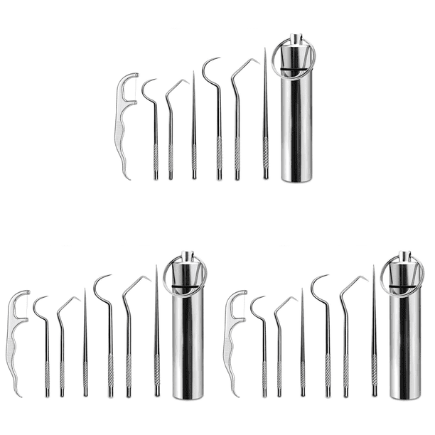 Portátiles Toño Acero Inoxidable para Acampar Frutas (8pcs)