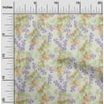 thumbnail image 2 of oneOone Viscose Jersey Cream Fabric Floral Craft Projects Decor Fabric Printed By The Yard 60 Inch Wide, 2 of 4