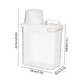 thumbnail image 3 of Linnome Clear Airtight Food Storage Container With Lids Plastic Canisters For Kitchen Pantry Organization And Storage, 3 of 6