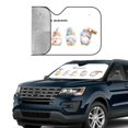 thumbnail image 3 of Kdxio Summer Gnome Print Front Windshield Sun Shade,Folding Auto Sunshade for Car Truck SUV-Medium, 3 of 7