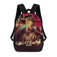 thumbnail image 1 of Cyberpunk 2077 Samurai Shoulder Backpack School Bag Bookbag Multipurpose Laptop Backpack, 1 of 5