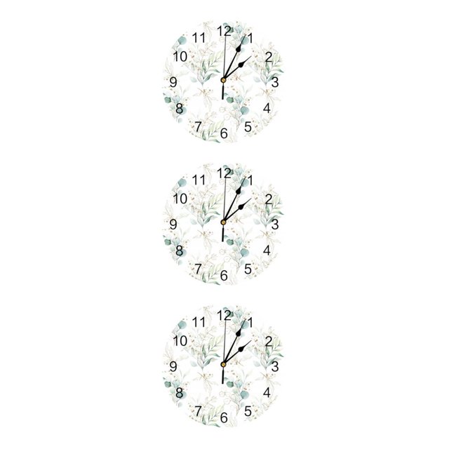 Guardoinrt Hanging Wall Clock Durable Construction For Long-lasting Easy To Read Decorative Wall Clock As Shown type 7 3Set